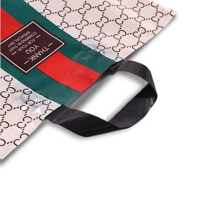OEM Logo Plastik Kantong Belanja Custom Kantong Kemasan Plastik Tahan Air Mata