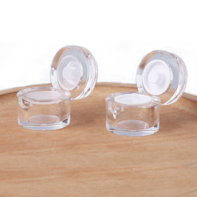 PMMA yang kokoh Botol kosmetik bening 36×30mm Botol kosmetik ramah lingkungan