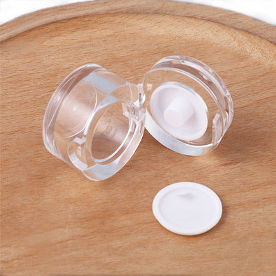 PMMA yang kokoh Botol kosmetik bening 36×30mm Botol kosmetik ramah lingkungan