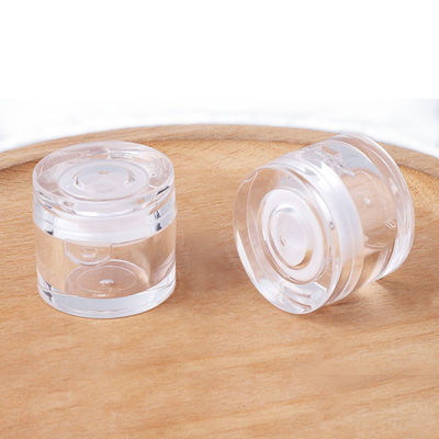 PMMA yang kokoh Botol kosmetik bening 36×30mm Botol kosmetik ramah lingkungan
