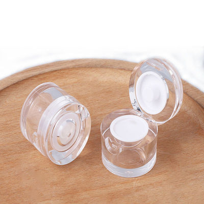 PMMA yang kokoh Botol kosmetik bening 36×30mm Botol kosmetik ramah lingkungan