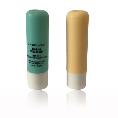 Tahan lama 19.2*69mm Kosong Plastik Lip Balm Tabung 3.8g Ringan