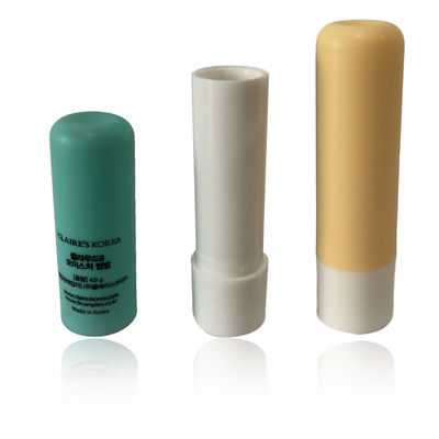 Tahan lama 19.2*69mm Kosong Plastik Lip Balm Tabung 3.8g Ringan