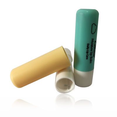 Tahan lama 19.2*69mm Kosong Plastik Lip Balm Tabung 3.8g Ringan