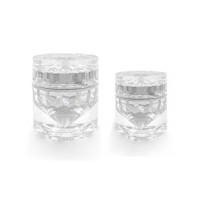 55*56mm Botol Kosmetik Mewah 30g Botol Kosmetik Dengan Tutup Disesuaikan