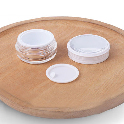 Multipurpose 4 Oz Plastik Cosmetic Jar bening Acrylic Jar Unbreakable