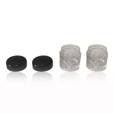 Transparan 1-3g Cream Jars Kemasan Kosmetik Ketahanan Pakai Hygienic