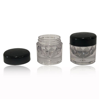 Transparan 1-3g Cream Jars Kemasan Kosmetik Ketahanan Pakai Hygienic