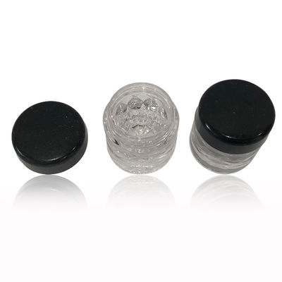 Transparan 1-3g Cream Jars Kemasan Kosmetik Ketahanan Pakai Hygienic