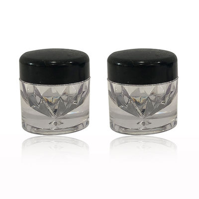 Transparan 1-3g Cream Jars Kemasan Kosmetik Ketahanan Pakai Hygienic