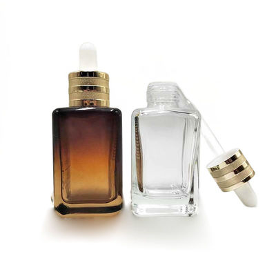 Botol dropper minyak esensial kaca bersertifikat SGS Botol krim 50ml yang kokoh