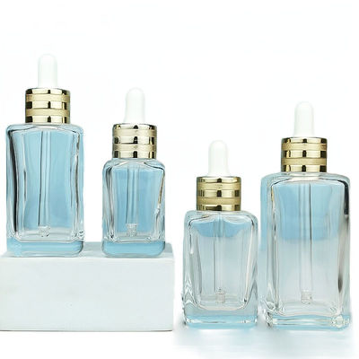 Botol dropper minyak esensial kaca bersertifikat SGS Botol krim 50ml yang kokoh