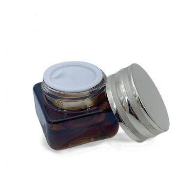 Personalize Empty Cosmetic Packaging Bottle Glass Cream Container 55*76mm
