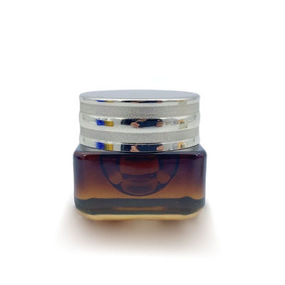 Personalize Empty Cosmetic Packaging Bottle Glass Cream Container 55*76mm