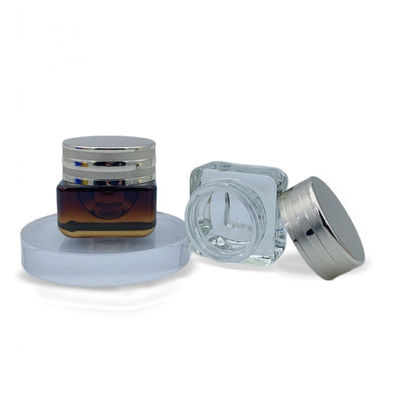 Personalize Empty Cosmetic Packaging Bottle Glass Cream Container 55*76mm