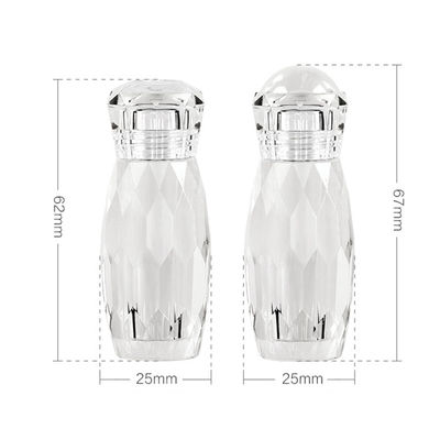 Bahan ABS Kemasan Kosmetik Jelas Botol 5g Untuk Produk Perawatan Kulit