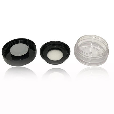 Disesuaikan 8g Plastik bening kosong bubuk longgar Kasus 32.8 * 68.4mm