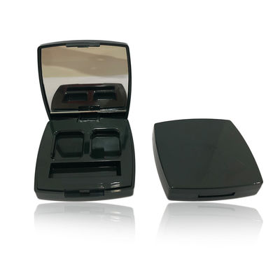 Fashionable tahan lama Hitam kosong Compact Powder Case Non bocor