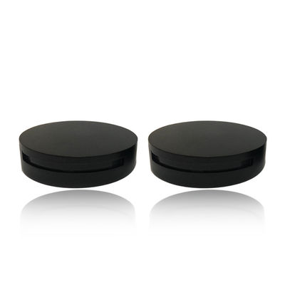 Customization ABS Refillable Compact Powder Case Warna Hitam