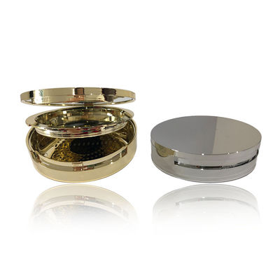 OEM ODM 74.9 * 19mm Empty Compact Powder Case Dengan Dibangun Di Cermin
