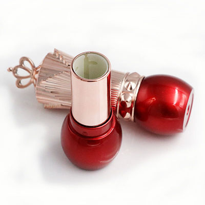 Crown Dekorasi Plastik Lipstick Packaging Tube 28mm*90mm Sampel Gratis
