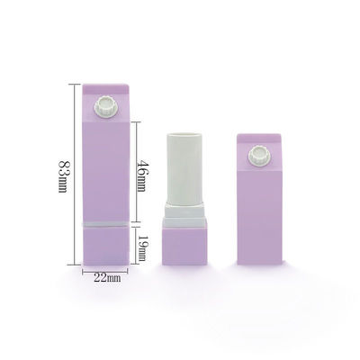 SGS Persetujuan Bentuk Silinder Kontainer Lipstick Kosong Ketahanan Tinggi