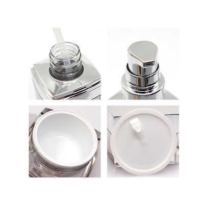 Custom Logo Printed Makeup Packaging Collection / Cosmetic Packaging Set Dengan Penutup Pompa Semprot