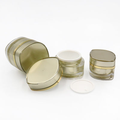Hot Stamped Cosmetic Packaging Set Dengan Cap Pump Pc308 Frosted Clear Cover Cap Acrylic