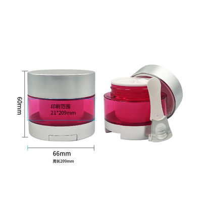Custom Cosmetic Cream Jar dengan Custom Logo Skin Care Cream Jar 50g Volume