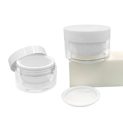 Disesuaikan 50g Diamond Acrylic Jar Dengan Desain Sederhana OEM / ODM Logo Tersedia