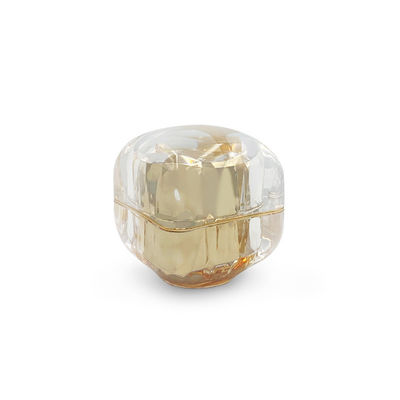 50g Limbah Proof Cosmetic Cream Jar Berlian Akrilik Jar Kecil Custom Logo Tersedia
