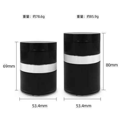 Botol Kosmetik Transparan 5g/10g Sampel Krim Perawatan Kulit Desain Sederhana untuk Kosmetik