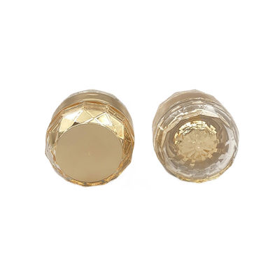 Disesuaikan 50g Acrylic Cosmetic Jar Diamond Jar Desain Skin Care Cream Container
