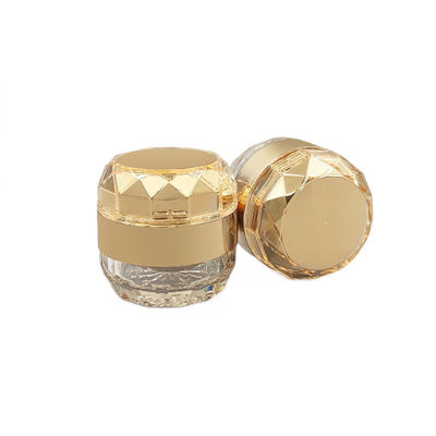 Disesuaikan 50g Acrylic Cosmetic Jar Diamond Jar Desain Skin Care Cream Container