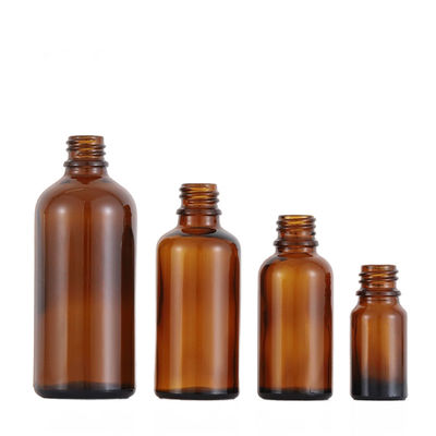 100ml Kaca Transparan Bottle Round Dropper Cap Kemasan Kosmetik Dengan Sampel Gratis