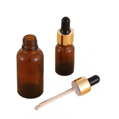 100ml Kaca Transparan Bottle Round Dropper Cap Kemasan Kosmetik Dengan Sampel Gratis