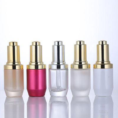 Bottle Dinding Kaca Transparan Desain Sederhana Percetakan Screen Sutra Kemasan Kosmetik