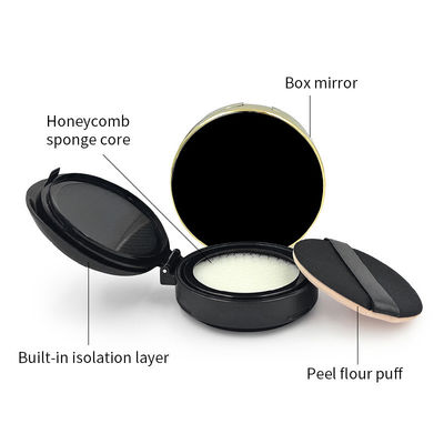 Snap Closure Empty Cushion Foundation Case untuk cakupan ringan hingga menengah