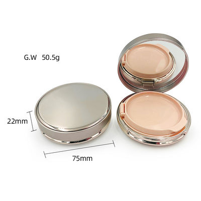 Kasus bantal bubuk kompak yang bisa diisi ulang dengan tutup cepat 15g Kapasitas SPF 30