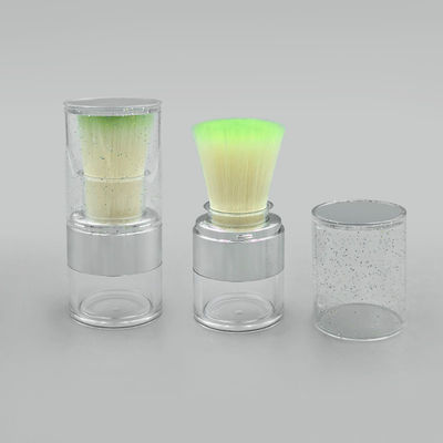 15g Twist Open Clear Loose Powder Case untuk aplikasi bubuk logo kustom yang berkelanjutan